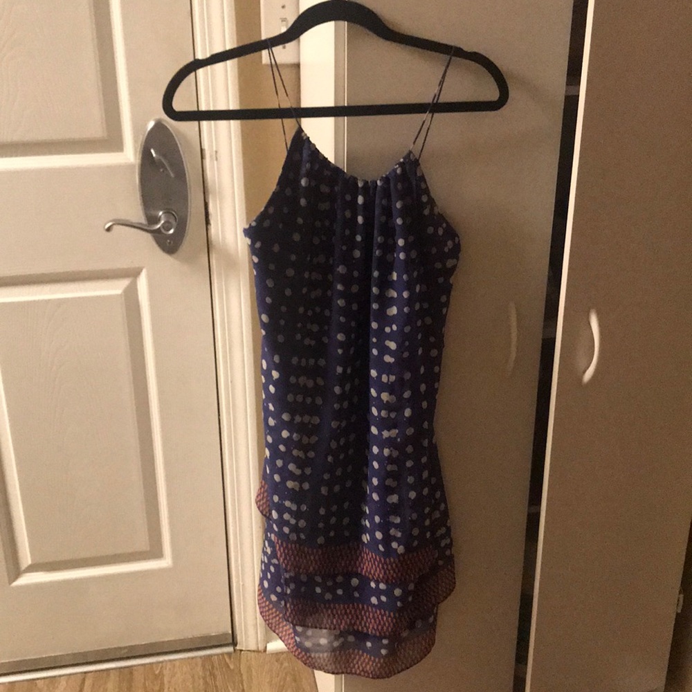 Purple cocktail dress